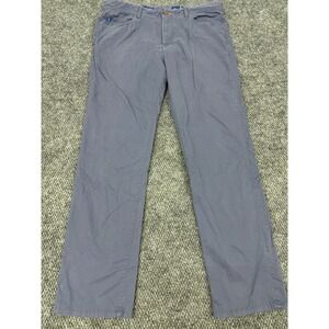 Stitch's Britches Chino Pants Men's 38x32 Blue Relaxed Fit Stretch Straight Golf